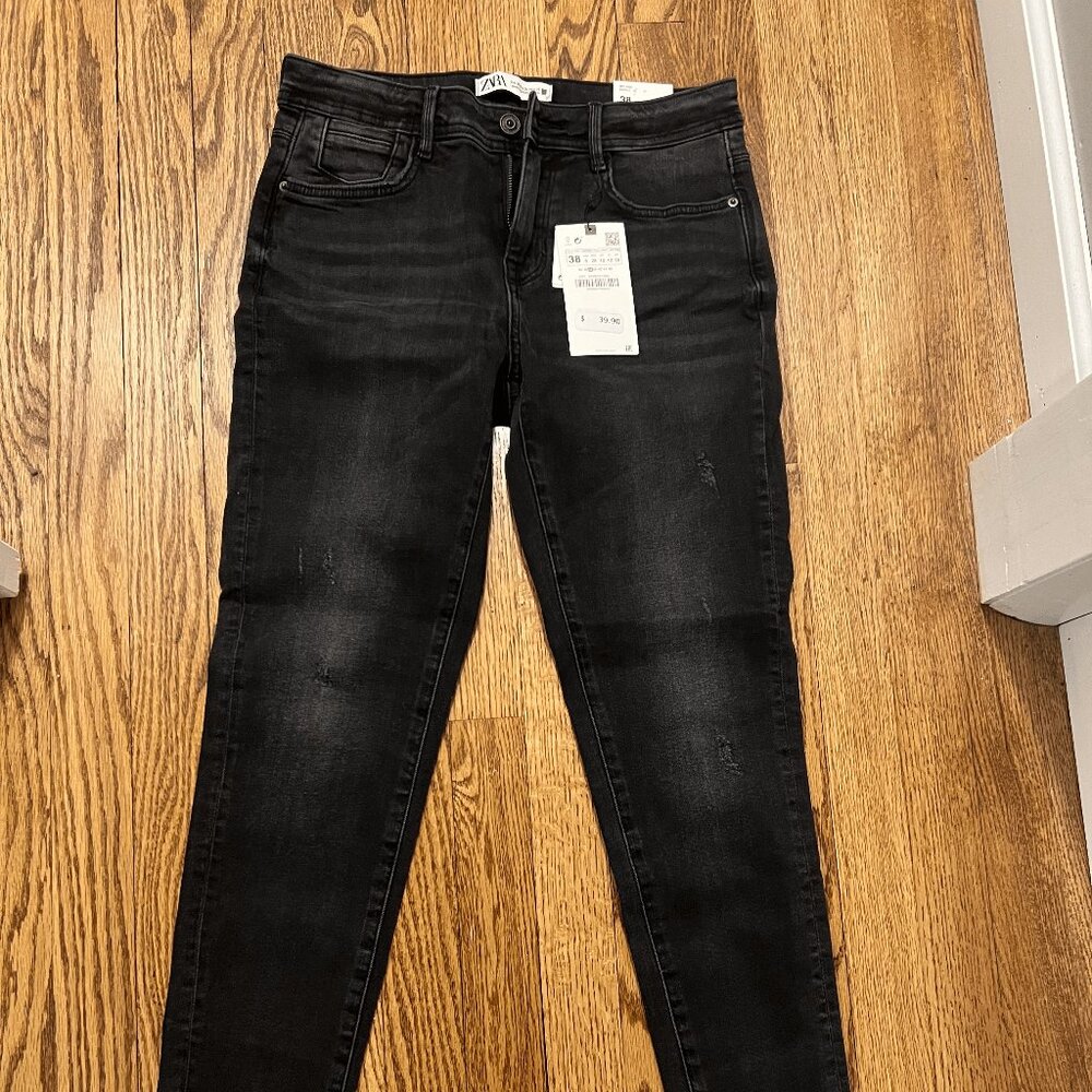 Black Zara Jeans New with Tags